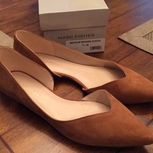 Marc Fisher suede flats